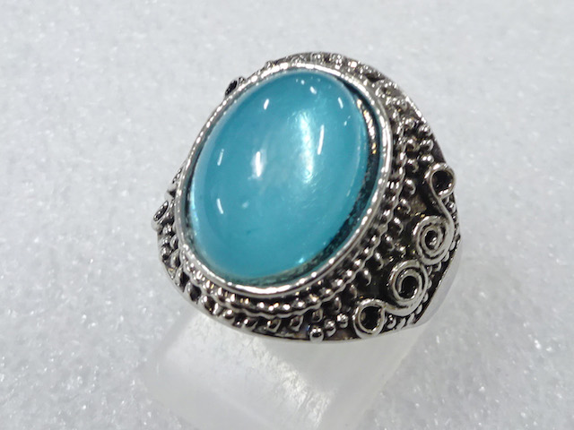 COLORED STONE FASHION RING / JP SIZE 14